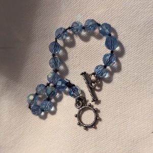 Handmade rosary style bracelet